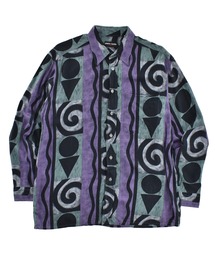 pierre cardin | 【USED】80’s Pierre Cardin 総柄 シャツ(シャツ/ブラウス)
