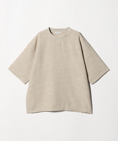 A DAY IN THE LIFE UNITED ARROWS（アデイインザライフユナイテッドアローズ）の「リネンライク バスケット カットソー-吸水速乾・通気性-＜A DAY IN THE LIFE＞（Tシャツ/カットソー・メンズ・ナチュラル/ブラック/ライトグレー・L/XL/M）」の3枚目の写真