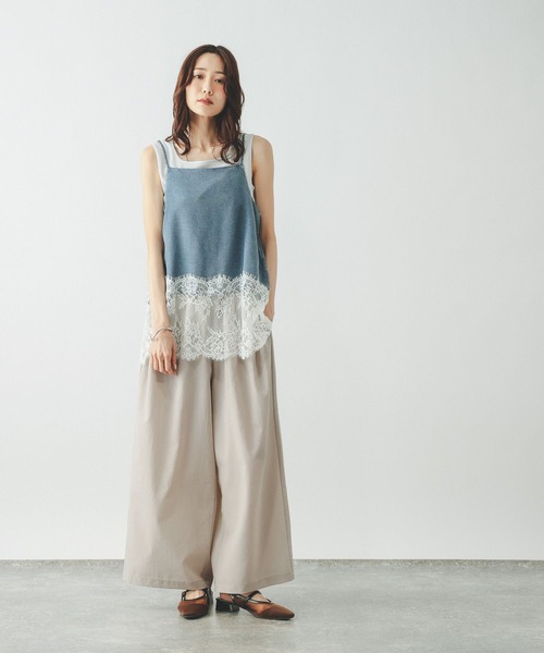 GLOBAL WORK（グローバルワーク）の「Airy Breezeワイドパンツ/636590（その他パンツ・レディース・ダークグレー/グレイッシュベージュ/ブラウン系その他6・LARGE/MEDIUM）」の19枚目の写真