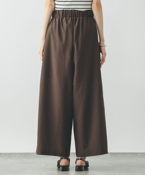GLOBAL WORK（グローバルワーク）の「Airy Breezeワイドパンツ/636590（その他パンツ・レディース・ダークグレー/グレイッシュベージュ/ブラウン系その他6・LARGE/MEDIUM）」の13枚目の写真