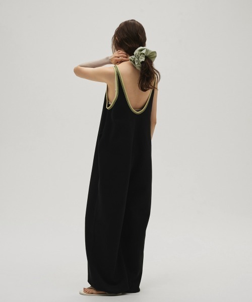 TODAYFUL(トゥデイフル)の「Cotton Bi-color Combinaison(サロペット/オーバーオール・レディース・ブラウン/アイボリー/インディゴブルー・38inch/36inch)」の9枚目の写真