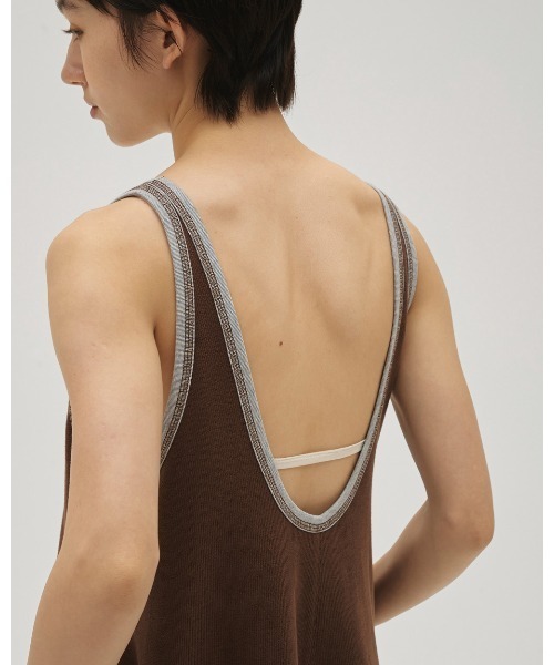 TODAYFUL(トゥデイフル)の「Cotton Bi-color Combinaison(サロペット/オーバーオール・レディース・ブラウン/アイボリー/インディゴブルー・38inch/36inch)」の13枚目の写真