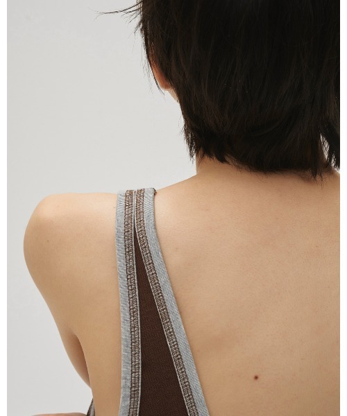 TODAYFUL(トゥデイフル)の「Cotton Bi-color Combinaison(サロペット/オーバーオール・レディース・ブラウン/アイボリー/インディゴブルー・38inch/36inch)」の14枚目の写真