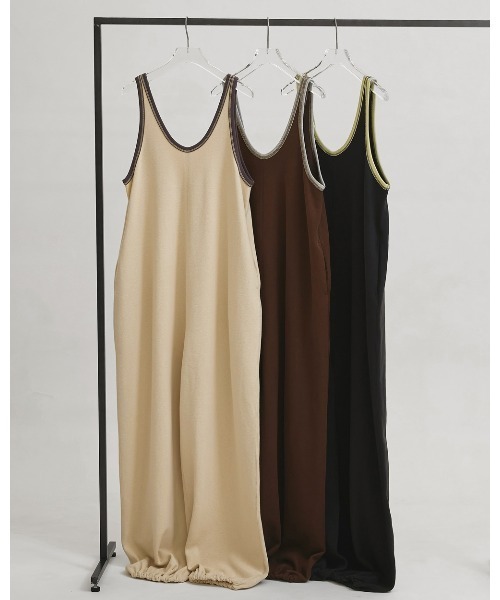 TODAYFUL(トゥデイフル)の「Cotton Bi-color Combinaison(サロペット/オーバーオール・レディース・ブラウン/アイボリー/インディゴブルー・38inch/36inch)」の16枚目の写真
