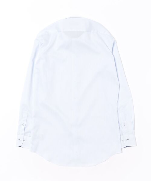 TOKYO SHIRTS(トウキョウシャツ)の「【吸水速乾】 形態安定ノンアイロン ボタンダウン 長袖ビジネスワイシャツ(大きいサイズ・長いサイズ)(ビジネスシャツ・メンズ・サックスブルー・首回り47cm-裄丈90cm/首回り47cm-裄丈86cm/首回り39cm-裄丈88cm/首回り41cm-裄丈90cm/首回り45cm-裄丈86cm/首回り42cm-裄丈90cm/首回り43cm-裄丈90cm/首回り45cm-裄丈82cm/首回り45cm-裄丈90cm)」の7枚目の写真