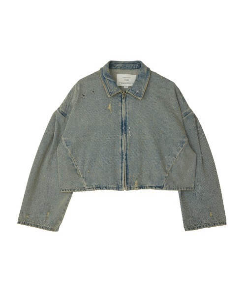 Ameri(アメリ)の「TATTOO STUDS DENIM JACKET(デニムジャケット・レディース・ブルー/ブラック・MEDIUM/SMALL)」の17枚目の写真