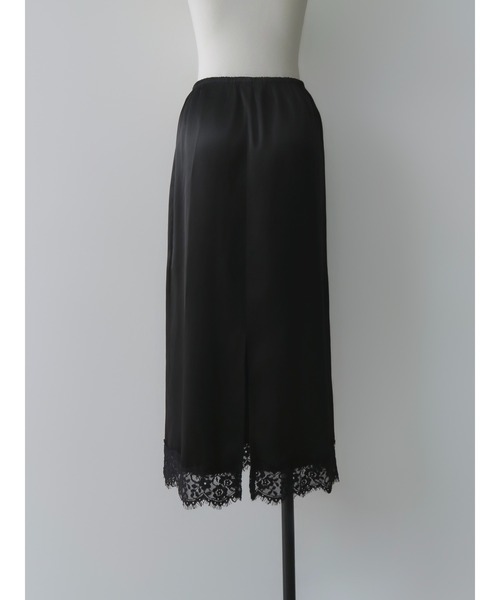 AMOMMA(アモマ)の「SATIN LACE SKIRT(スカート・レディース・ブラック・FREE)」の8枚目の写真