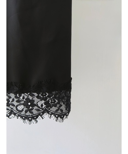AMOMMA(アモマ)の「SATIN LACE SKIRT(スカート・レディース・ブラック・FREE)」の10枚目の写真