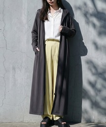 UVカット 接触冷感 フード付き フルジップ ワンピース