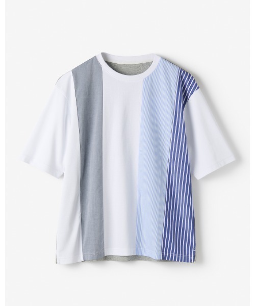 DoCLASSE( ドゥクラッセ)の「ドゥクラッセT・シャツ生地ミックス(Tシャツ/カットソー・メンズ・ホワイト/ネイビー・S/LL/M/L)」の6枚目の写真