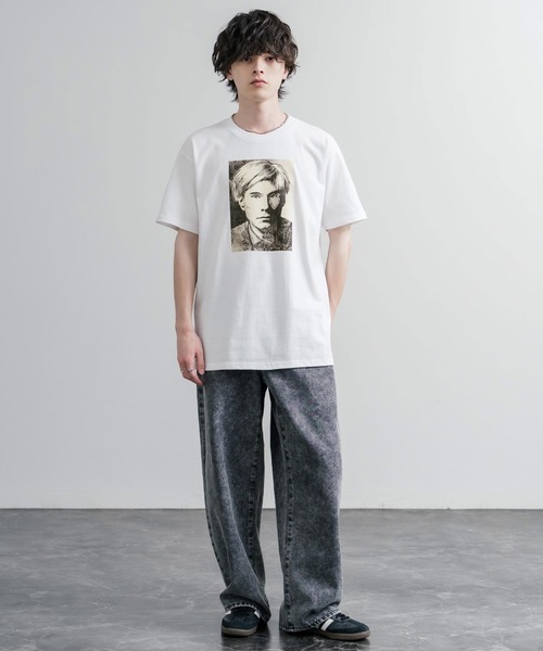 OBEY(オベイ)の「OBEY オベイ ANDY WARHOL - CLASSIC TEES グラフィックプリント半袖Tシャツ(Tシャツ/カットソー・メンズ・ブラック/ホワイト・L/M)」の5枚目の写真