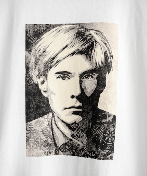OBEY(オベイ)の「OBEY オベイ ANDY WARHOL - CLASSIC TEES グラフィックプリント半袖Tシャツ(Tシャツ/カットソー・メンズ・ブラック/ホワイト・L/M)」の14枚目の写真