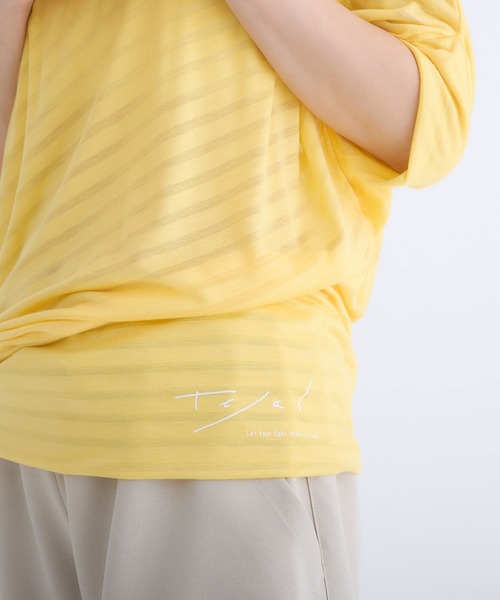 tejas(テジャス)の「【マルゥ チュニック】ヨガ スポーツ タウン こだわり素材 / tejas(テジャス)(チュニック・レディース・ベージュ/イエロー/ライトベージュ・FREE)」の12枚目の写真