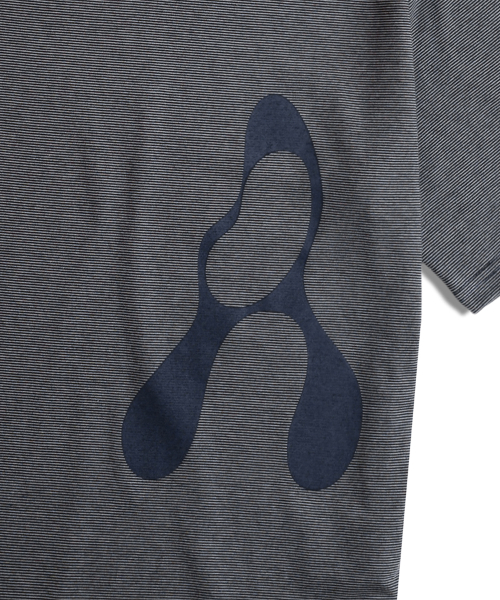 MUDSALT（マッドソルト）の「クロップアーカイブストライプ半袖Tシャツネイビー（Tシャツ/カットソー・レディース・その他・1/2/3）」の3枚目の写真