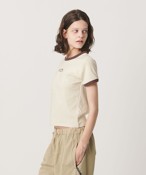 BILLABONG(ビラボン)の「<BILLABONG × CGS.>リンガー Tシャツ ウィメンズ(Tシャツ/カットソー・レディース・ベージュ/ダークグレー・M)」の7枚目の写真