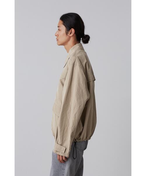 YLEVE(イレーヴ)の「YLEVE / RAMIE COTTON WEATHER BLOUSON UNISEX(ブルゾン・メンズ・カーキ/グレー・3/5)」の19枚目の写真