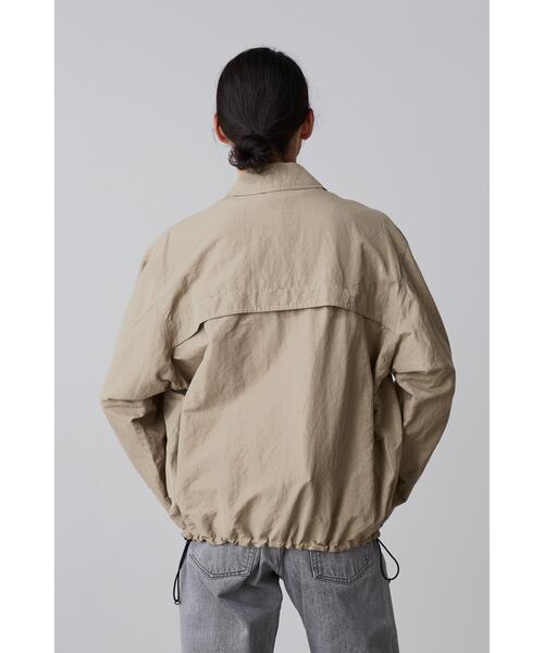 YLEVE(イレーヴ)の「YLEVE / RAMIE COTTON WEATHER BLOUSON UNISEX(ブルゾン・メンズ・カーキ/グレー・3/5)」の20枚目の写真