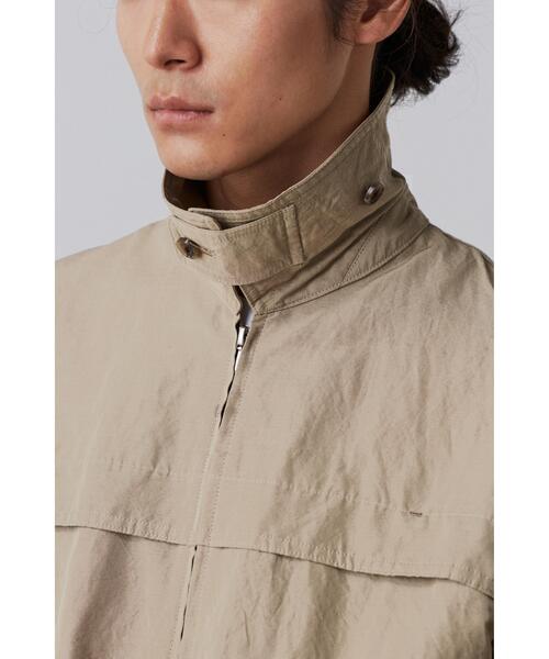 YLEVE(イレーヴ)の「YLEVE / RAMIE COTTON WEATHER BLOUSON UNISEX(ブルゾン・メンズ・カーキ/グレー・3/5)」の21枚目の写真