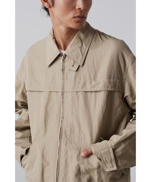 YLEVE(イレーヴ)の「YLEVE / RAMIE COTTON WEATHER BLOUSON UNISEX(ブルゾン・メンズ・カーキ/グレー・3/5)」の22枚目の写真