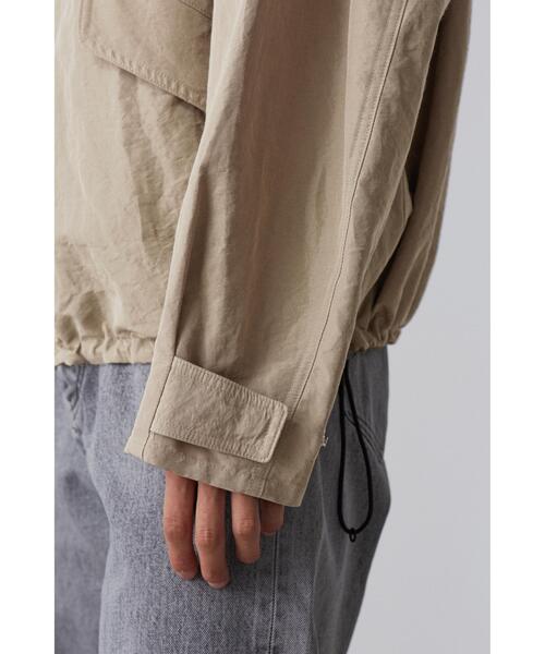 YLEVE(イレーヴ)の「YLEVE / RAMIE COTTON WEATHER BLOUSON UNISEX(ブルゾン・メンズ・カーキ/グレー・3/5)」の20枚目の写真
