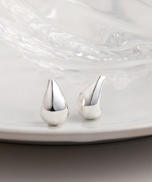 ◆金属アレルギー対応◆◆made in japan◆　【高品質ポスト】【純金・純銀厚メッキ】ドロップ　ジルコニアセラミックポストピアス