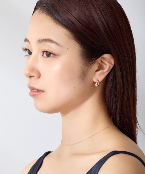 CALIN STANDARD(カリンスタンダード)の「◆金属アレルギー対応◆◆made in japan◆ 【高品質ポスト】【純金・純銀厚メッキ】ドロップ ジルコニアセラミックポストピアス(ピアス(両耳用)・レディース・ゴールド/ピンクゴールド/シルバー・FREE)」の6枚目の写真