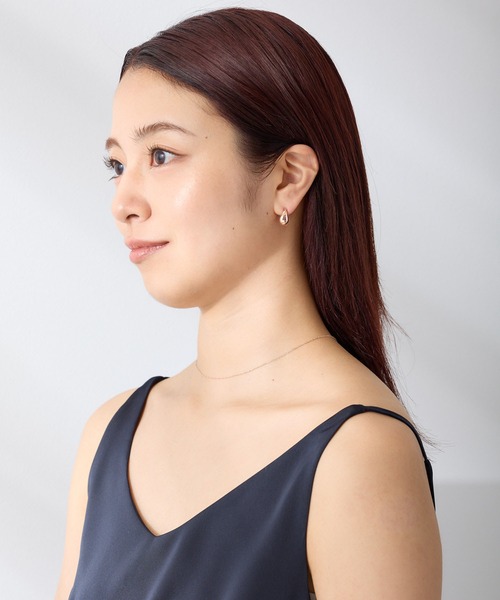 CALIN STANDARD(カリンスタンダード)の「◆金属アレルギー対応◆◆made in japan◆ 【高品質ポスト】【純金・純銀厚メッキ】ドロップ ジルコニアセラミックポストピアス(ピアス(両耳用)・レディース・ゴールド/ピンクゴールド/シルバー・FREE)」の7枚目の写真