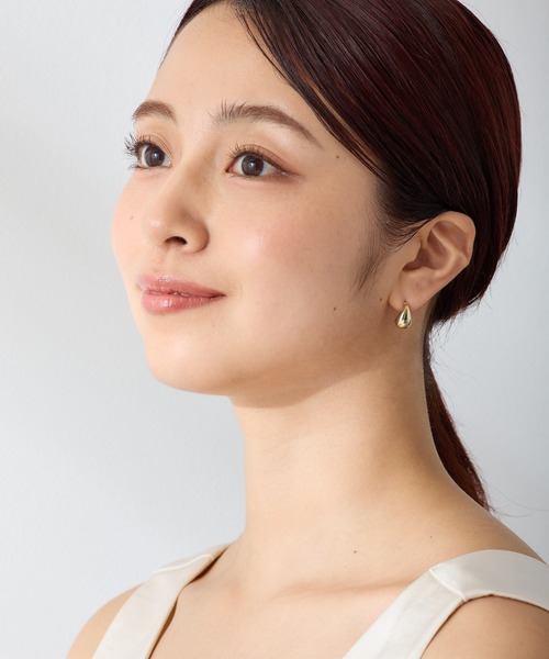 CALIN STANDARD(カリンスタンダード)の「◆金属アレルギー対応◆◆made in japan◆ 【高品質ポスト】【純金・純銀厚メッキ】ドロップ ジルコニアセラミックポストピアス(ピアス(両耳用)・レディース・ゴールド/ピンクゴールド/シルバー・FREE)」の11枚目の写真
