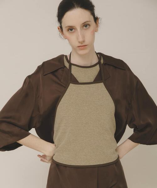 LAATO(ラート)の「open collar shirts(シャツ/ブラウス・レディース・ダークブラウン/グレー系その他・FREE)」の17枚目の写真