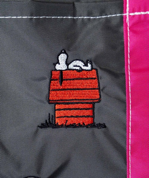 Vintage PEANUTS（ビンテージピーナッツ）の「"11"≪Vintage PEANUTS≫1ポケット 刺繍 バイカラー トートバッグ（トートバッグ・レディース・ネイビー/ベージュ/ダークグレー・M）」の13枚目の写真