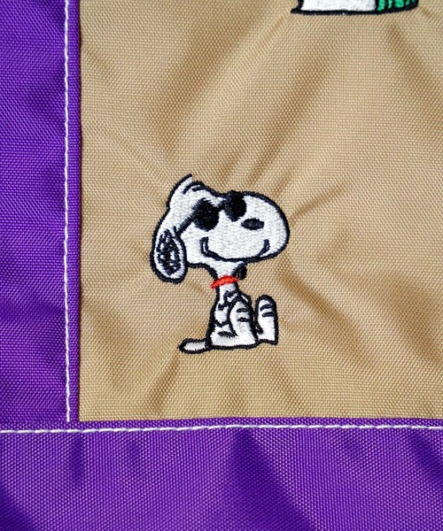 Vintage PEANUTS（ビンテージピーナッツ）の「"11"≪Vintage PEANUTS≫1ポケット 刺繍 バイカラー トートバッグ（トートバッグ・レディース・ネイビー/ベージュ/ダークグレー・M）」の15枚目の写真