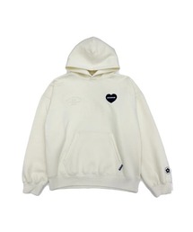 patch heart logo hoodie