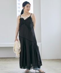 2wayクロシェワンピース 【低身長・小柄女性】（ワンピース）｜COHINA