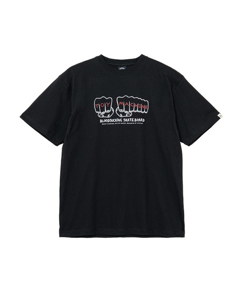 TOY　MACHINE（トイ　マシーン）の「TM NEW FIST SS TEE（Tシャツ/カットソー・メンズ・ホワイト/ブラック・M/L/XL）」の8枚目の写真
