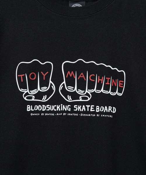 TOY　MACHINE（トイ　マシーン）の「TM NEW FIST SS TEE（Tシャツ/カットソー・メンズ・ホワイト/ブラック・M/L/XL）」の10枚目の写真