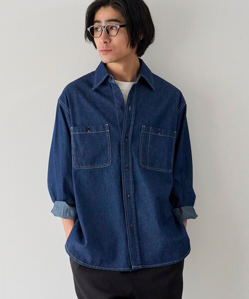 Denim Work Shirt — джинсовая рабочая рубашка