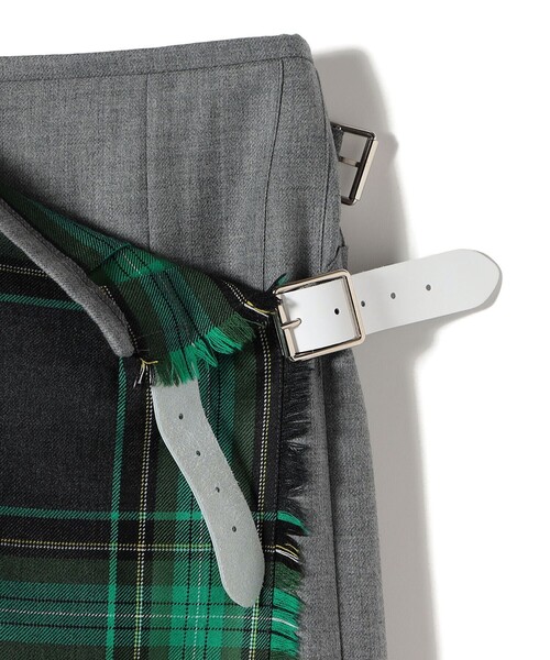 O'NEIL of DUBLIN（オニールオブダブリン）の「【SHIPS別注】O’NEIL OF DUBLIN:パッチワーク ファッション ロング キルト（スカート・レディース・キャメル/グリーン・10/8）」の9枚目の写真