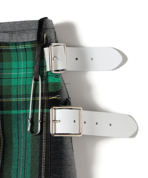 O'NEIL of DUBLIN（オニールオブダブリン）の「【SHIPS別注】O’NEIL OF DUBLIN:パッチワーク ファッション ロング キルト（スカート・レディース・キャメル/グリーン・10/8）」の10枚目の写真