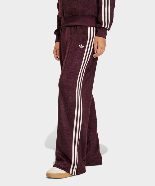 adidas(アディダス)の「アディダス オリジナルス モヘヤ ファイアバード ルーズ トラックパンツ / アディダスオリジナルス adidas Originals(スウェットパンツ・レディース・レッド・XX-LARGE/LARGE/MEDIUM/SMALL/X-LARGE/X-SMALL)」の1枚目の写真