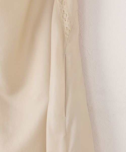 JOURNAL STANDARD(ジャーナルスタンダード)の「【ARCHIVE STANCE/アーカイブスタンス】 Cupuro Lace Slip Dress(ワンピース・レディース・アイボリー・FREE)」の4枚目の写真