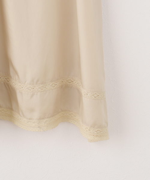 JOURNAL STANDARD(ジャーナルスタンダード)の「【ARCHIVE STANCE/アーカイブスタンス】 Cupuro Lace Slip Dress(ワンピース・レディース・アイボリー・FREE)」の5枚目の写真