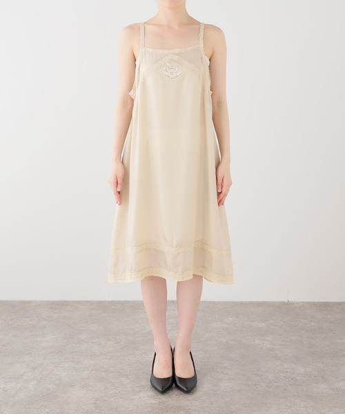 JOURNAL STANDARD(ジャーナルスタンダード)の「【ARCHIVE STANCE/アーカイブスタンス】 Cupuro Lace Slip Dress(ワンピース・レディース・アイボリー・FREE)」の10枚目の写真
