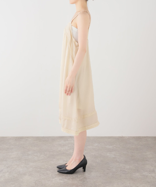 JOURNAL STANDARD(ジャーナルスタンダード)の「【ARCHIVE STANCE/アーカイブスタンス】 Cupuro Lace Slip Dress(ワンピース・レディース・アイボリー・FREE)」の11枚目の写真