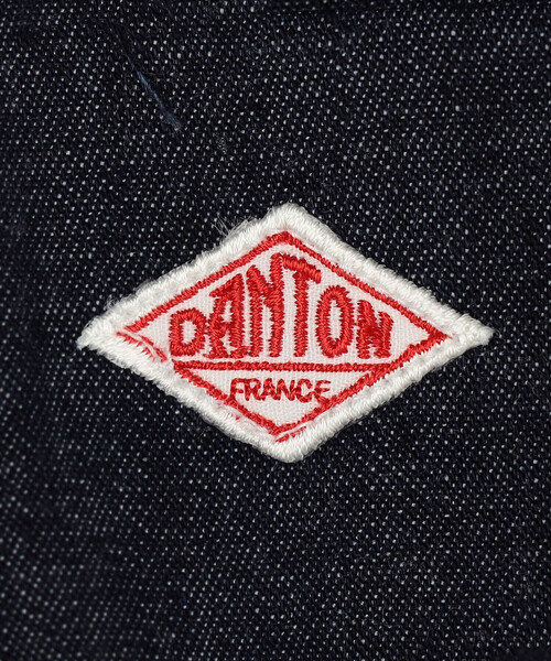 DANTON(ダントン)の「DANTON | デニムダンガリー レギュラーカラーシャツワンピース WOMEN(シャツワンピース・レディース・ダークインディゴブルー・36)」の10枚目の写真