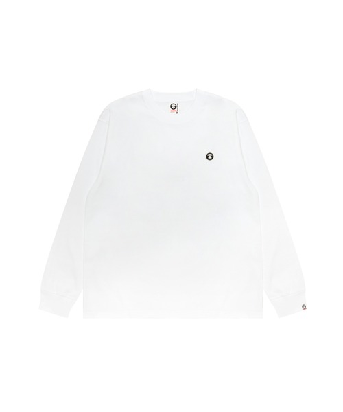 AAPE BY A BATHING APE（エーエイプバイアベイシングエイプ）の「AAPE NOW LONG SLEEVE TEE（Tシャツ/カットソー・メンズ・ブラック/ホワイト/オレンジ系9・SMALL/MEDIUM/LARGE/X-LARGE）」の2枚目の写真