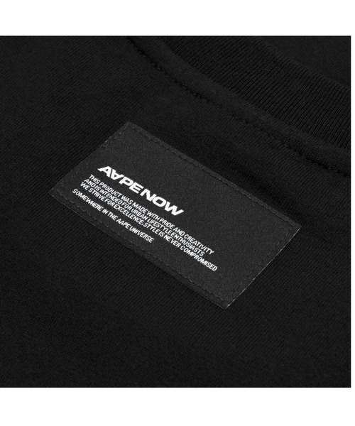 AAPE BY A BATHING APE（エーエイプバイアベイシングエイプ）の「AAPE NOW LONG SLEEVE TEE（Tシャツ/カットソー・メンズ・ブラック/ホワイト/オレンジ系9・SMALL/MEDIUM/LARGE/X-LARGE）」の5枚目の写真