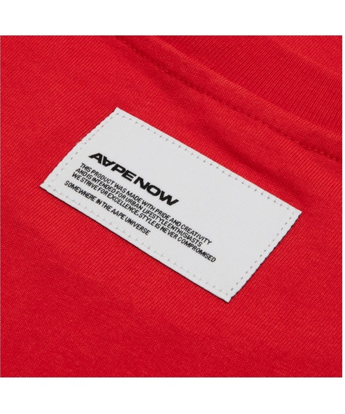 AAPE BY A BATHING APE（エーエイプバイアベイシングエイプ）の「AAPE NOW LONG SLEEVE TEE（Tシャツ/カットソー・メンズ・ブラック/ホワイト/オレンジ系9・SMALL/MEDIUM/LARGE/X-LARGE）」の8枚目の写真