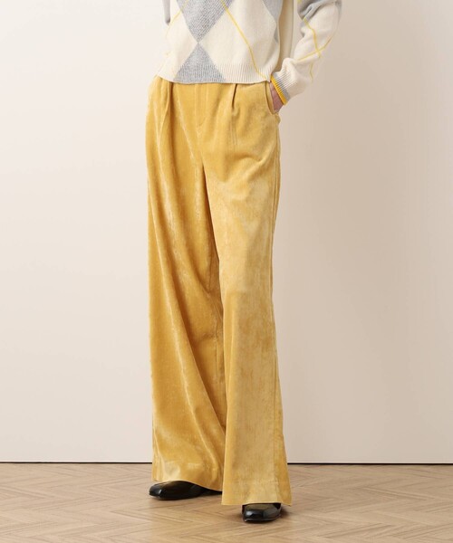 allureville(アルアバイル)の「パーティコールワイドパンツ(その他パンツ・レディース・イエロー/ブルー・2/1)」の21枚目の写真
