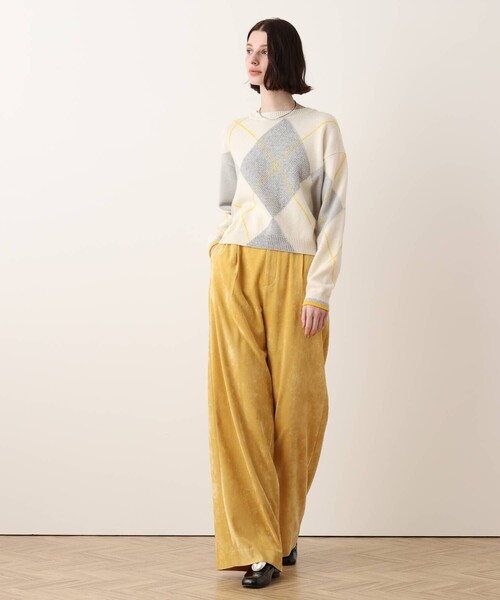 allureville(アルアバイル)の「パーティコールワイドパンツ(その他パンツ・レディース・イエロー/ブルー・2/1)」の22枚目の写真