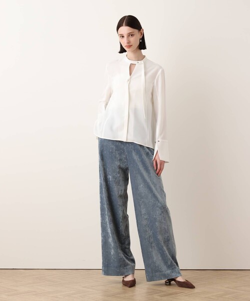 allureville(アルアバイル)の「パーティコールワイドパンツ(その他パンツ・レディース・イエロー/ブルー・2/1)」の7枚目の写真
